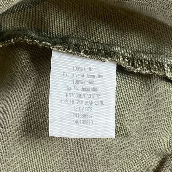 Gymboree Girls Military Jacket Camo Olive Embroidered Girlhoodcore Size 5/6 EUC - Picture 10 of 10